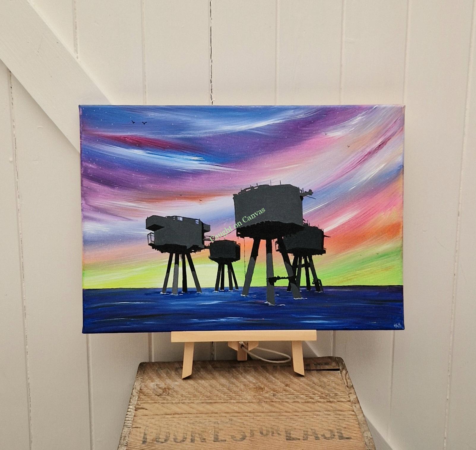 Colourful Views of Forts. Donation made to Radio Caroline.