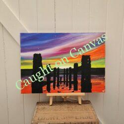 Walcott Groynes Sunrise.