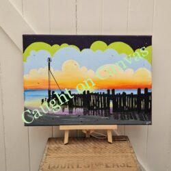 Cart Gap Groyne Sunrise.