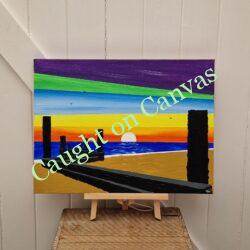 Groynes Sunrise, Walcott.