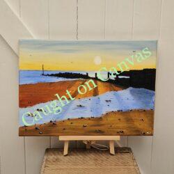 Cart Gap Sunrise Shadows