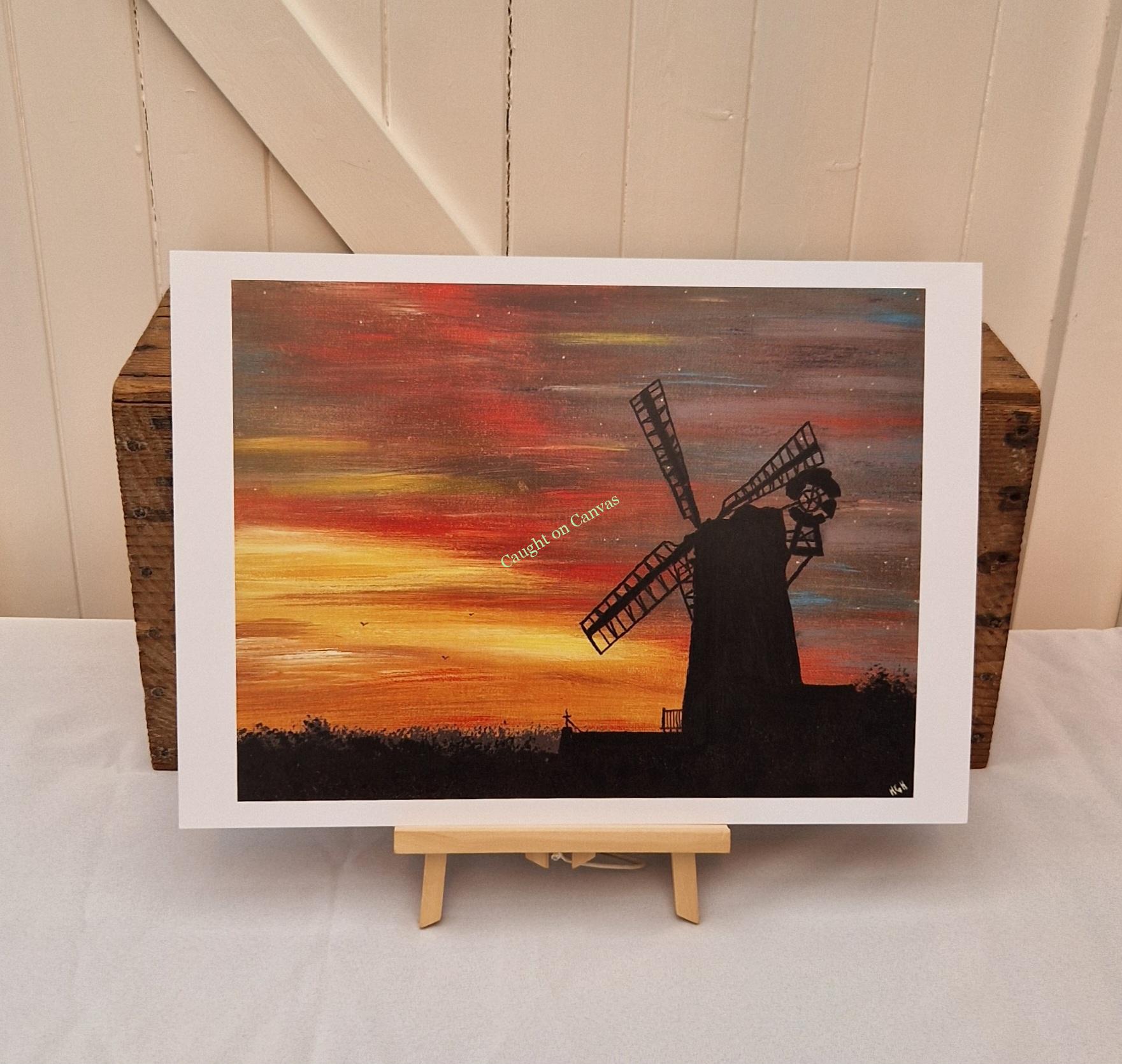 Angry Sky Sunrise - Cley Mill