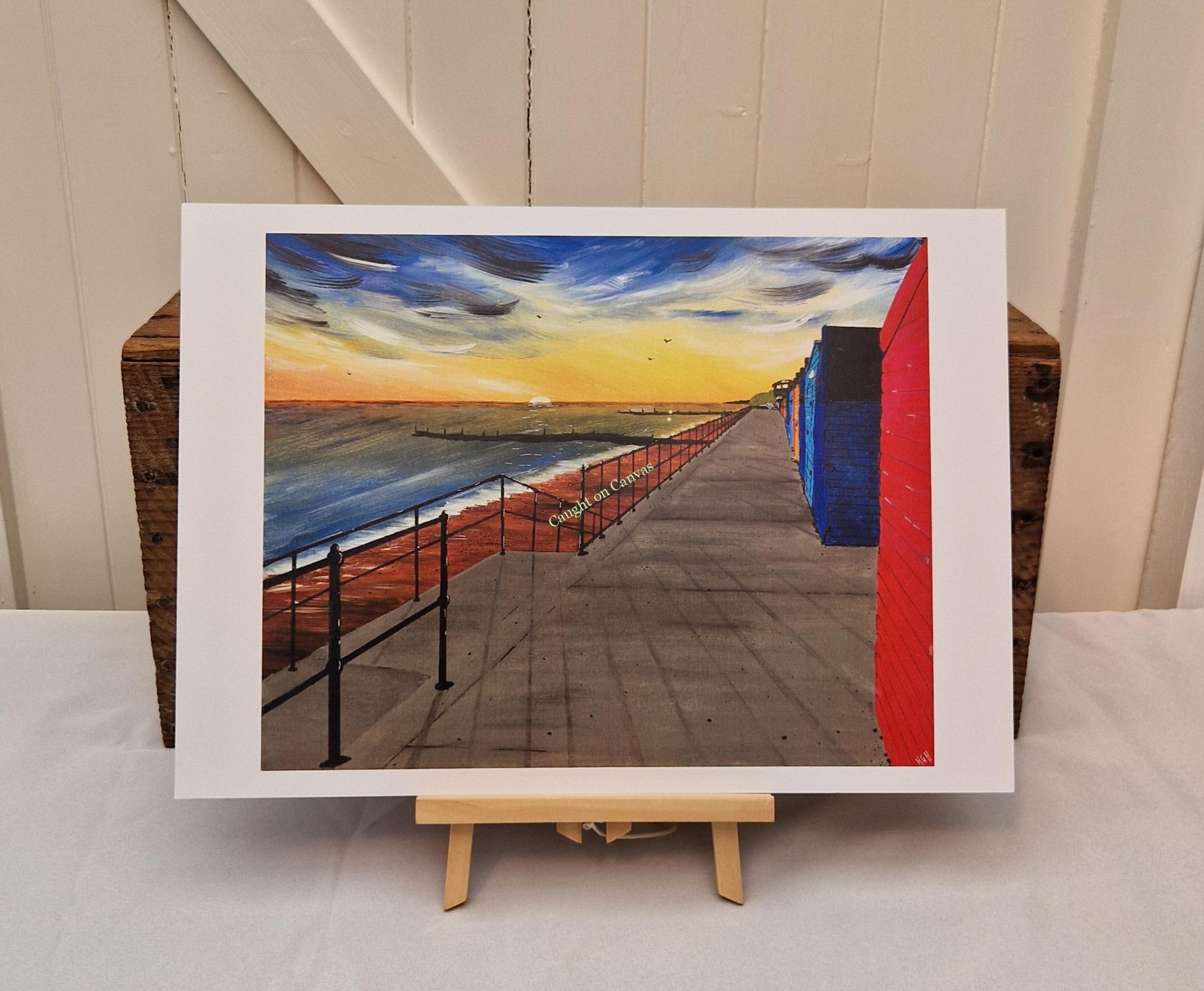 Mundesley Beach Huts Sunrise