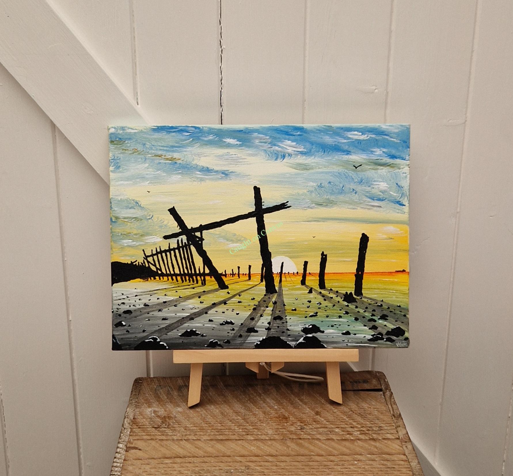 Happisburgh Old Sea Defence Sunrise