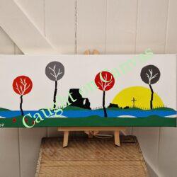 White Branches at St. Benets Abbey, Norfolk Abstract.