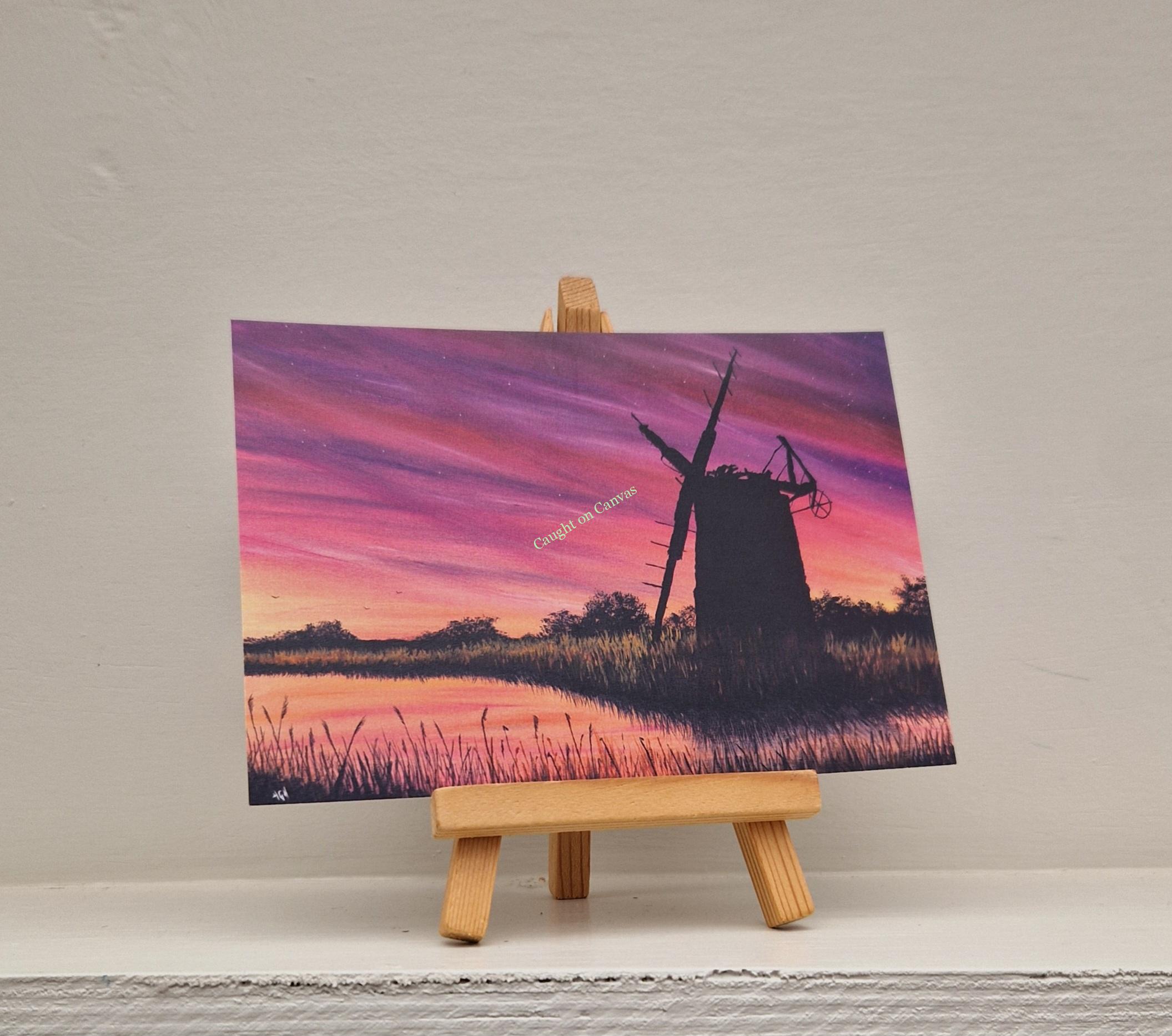 Peace at Sunset (Brograve Mill) Norfolk Broads. - Image 3