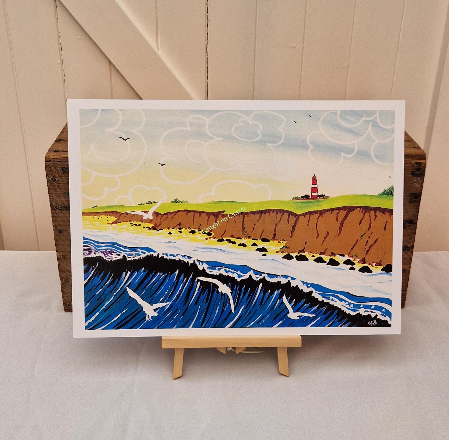 Four Gulls at Happisburgh - Image 2