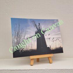 Horsey Mill Silhouette.