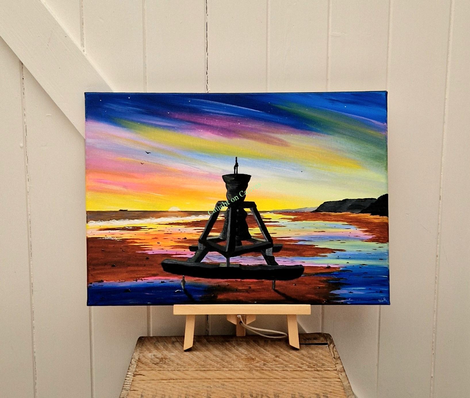 Silent Bell sunrise, Happisburgh, Norfolk.