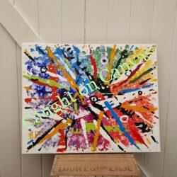 Colour Madness. Original Canvas.