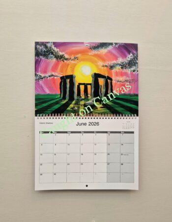 Caught on Canvas 2026 Calendar. - Image 8
