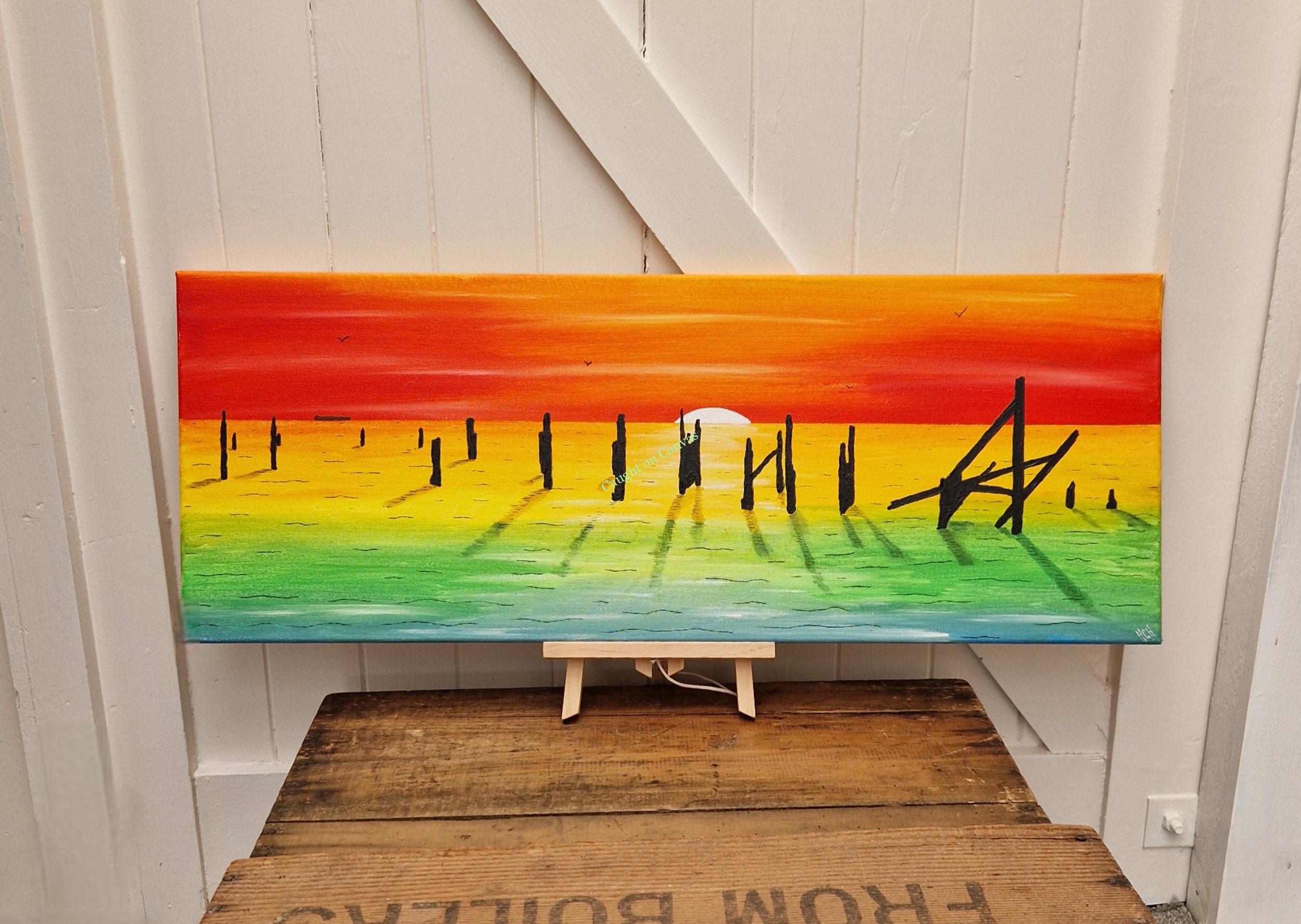 Happisburgh Old Sea Defences Caribbean Sunrise Twist