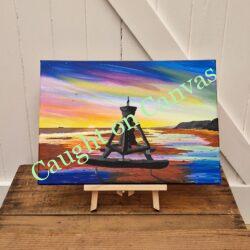 Silent Bell sunrise, Happisburgh, Norfolk.