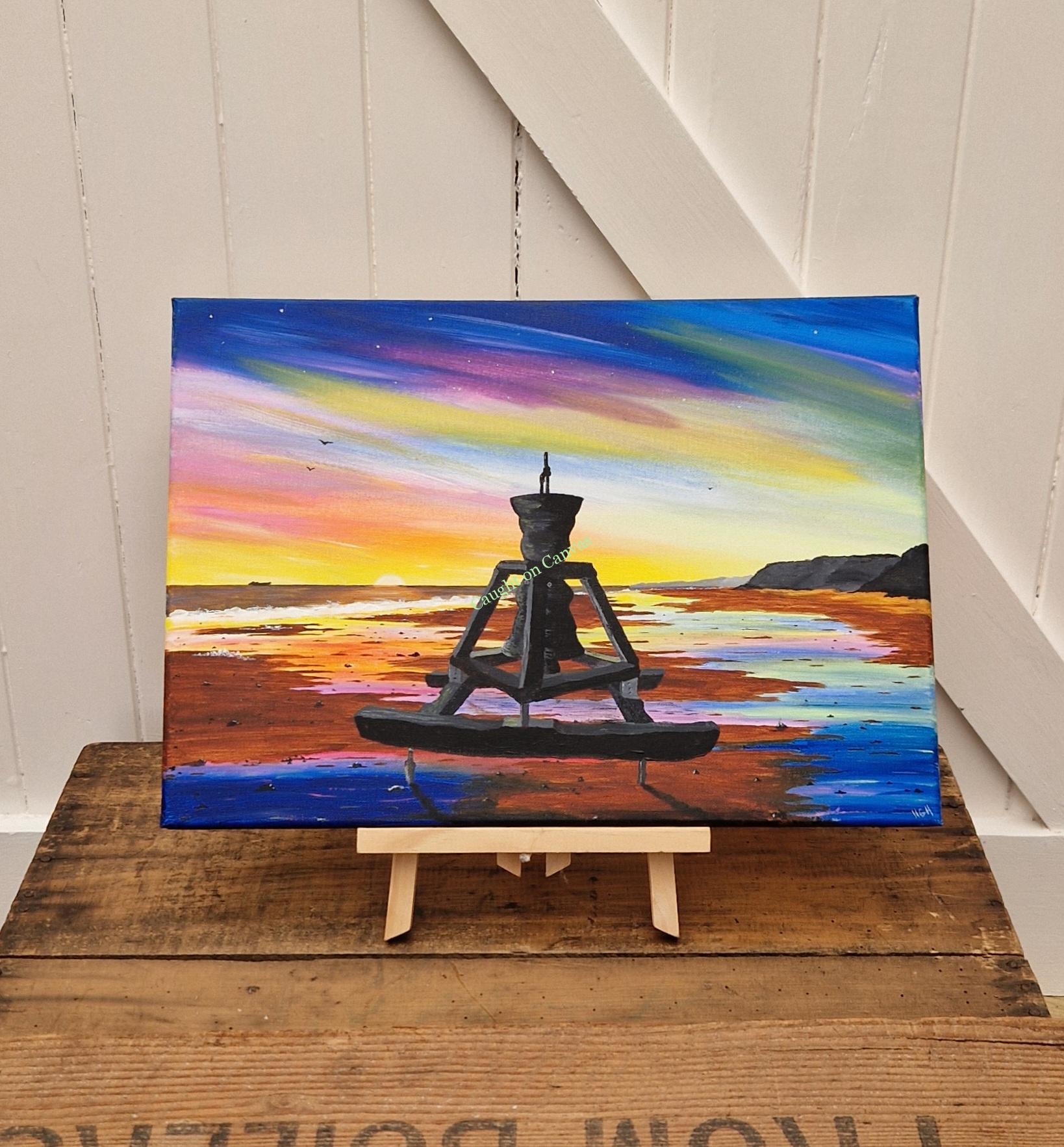 Silent Bell sunrise, Happisburgh, Norfolk.