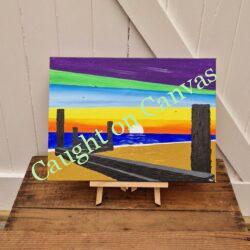 Groynes Sunrise, Walcott.