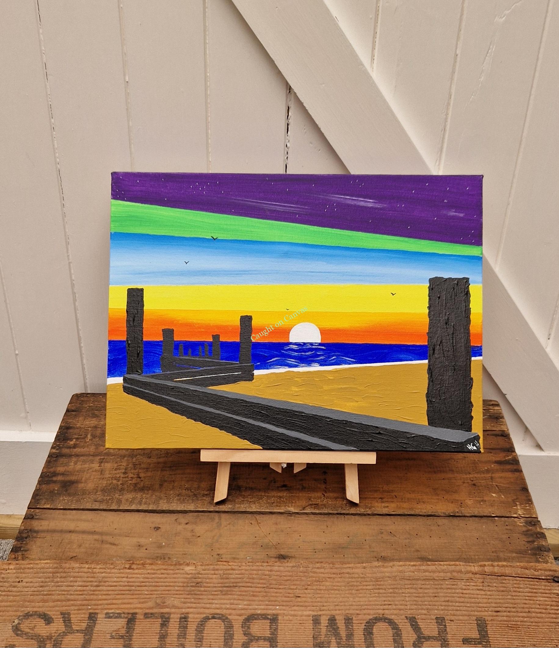 Groynes Sunrise, Walcott.