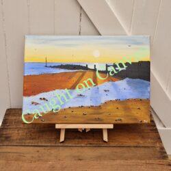 Cart Gap Sunrise Shadows