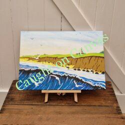 Four Gulls at Happisburgh