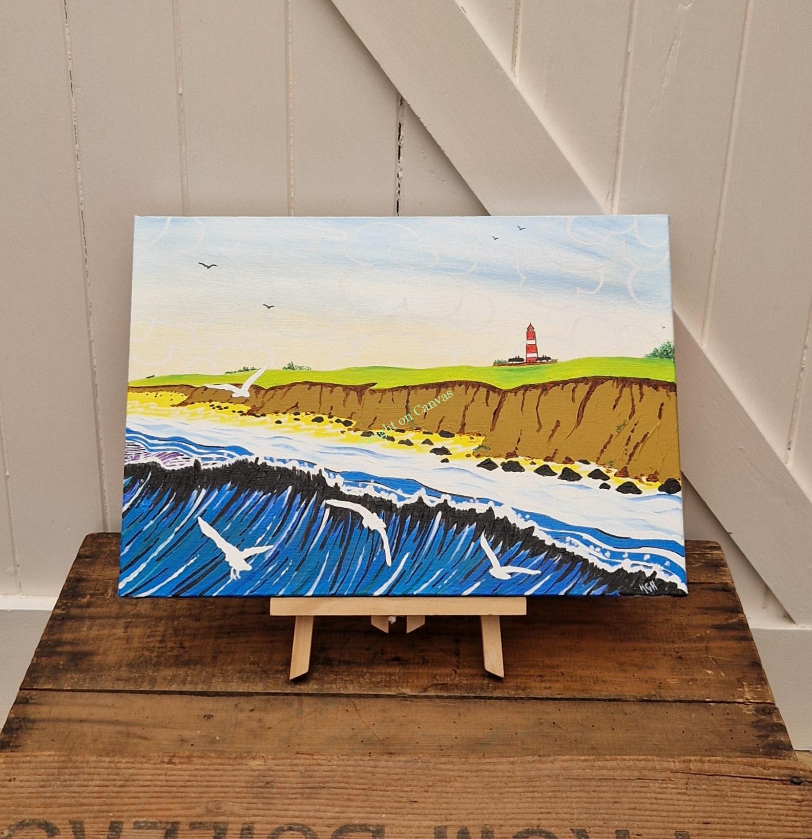 Four Gulls at Happisburgh