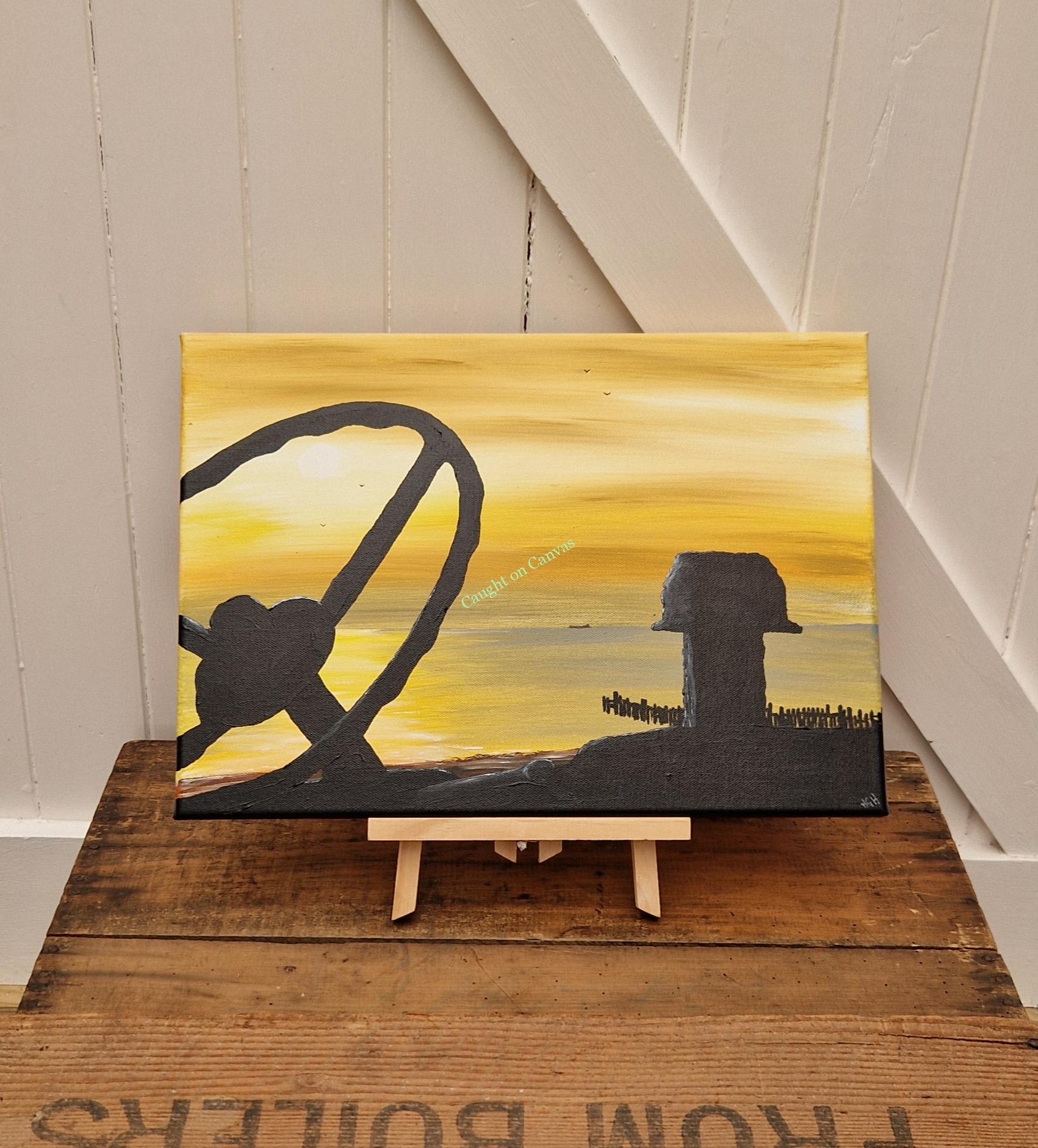 Fisherman Tractor Sunrise