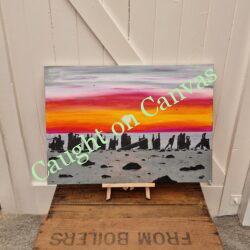 Cart Gap Old Sea Defence Sunrise.