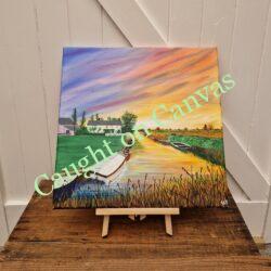 Peace at West Somerton Sunset. Norfolk Broads.