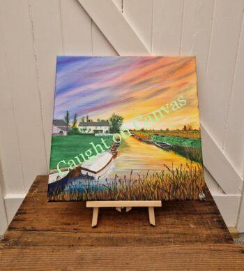 Peace at West Somerton Sunset. Norfolk Broads.
