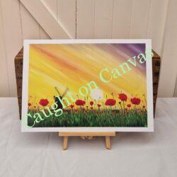 Windmill & Poppies. Norfolk.