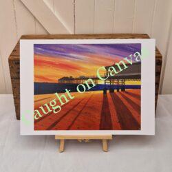 Cromer Pier Shadows. Norfolk Coast.