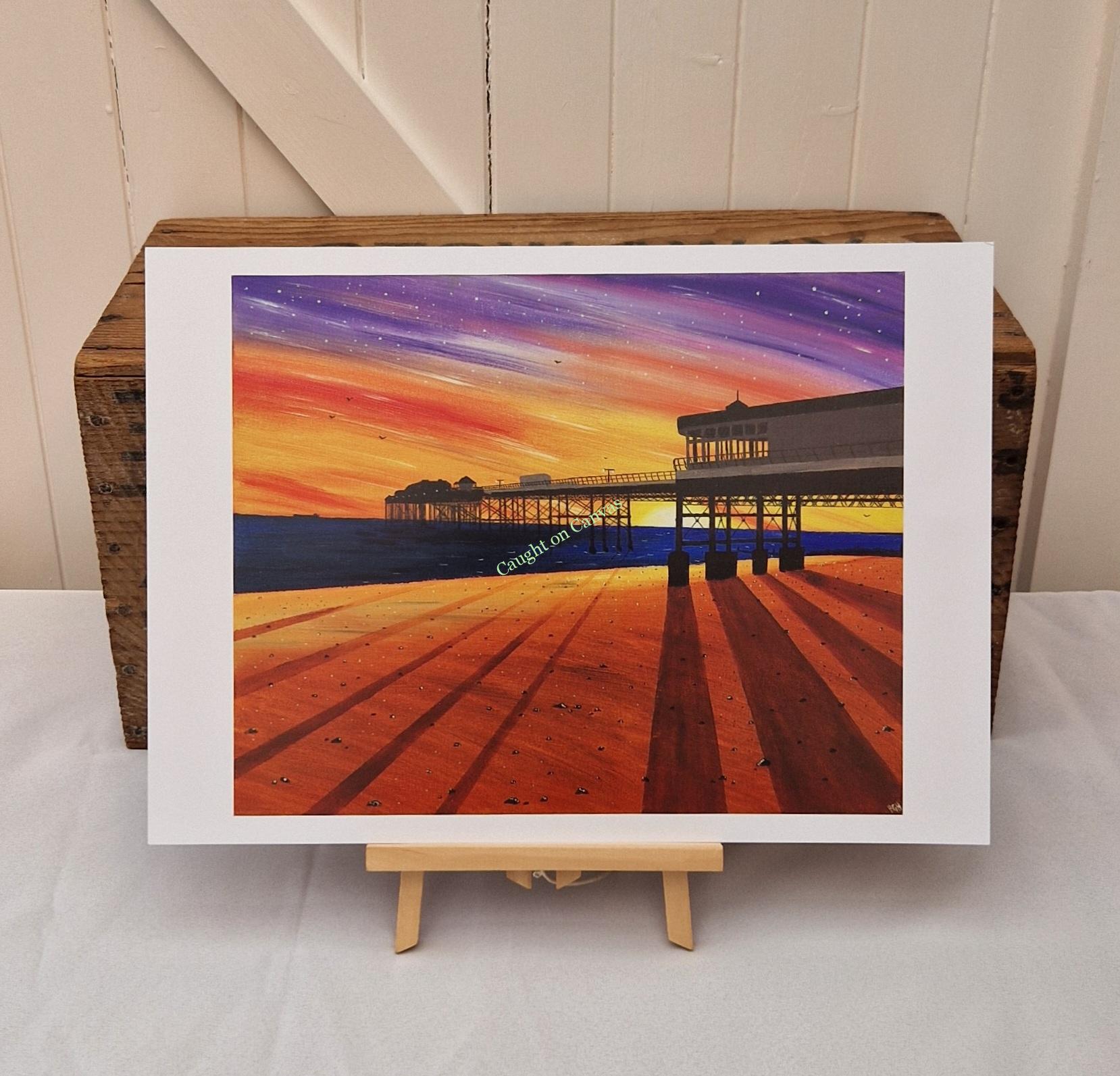 Cromer Pier Shadows. Norfolk Coast.