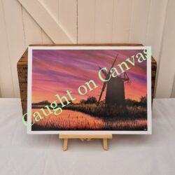 Peace at Sunset (Brograve Mill) Norfolk Broads.