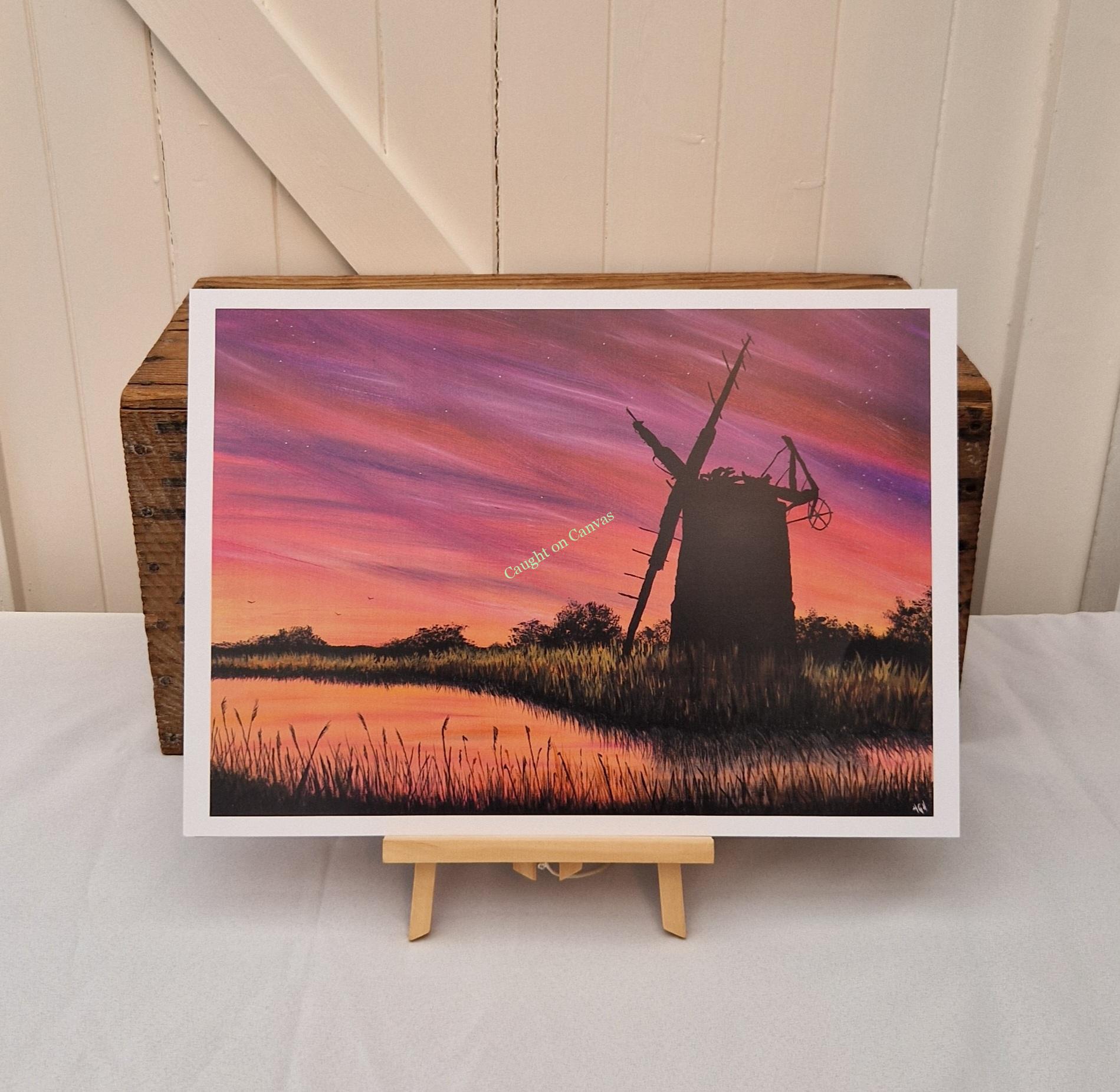 Peace at Sunset (Brograve Mill) Norfolk Broads.