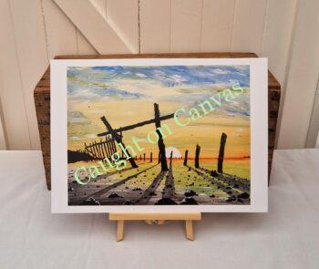 Happisburgh Old Sea Defence Sunrise - Image 2