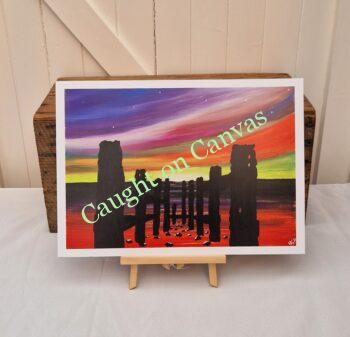 Walcott Groynes Sunrise. - Image 2
