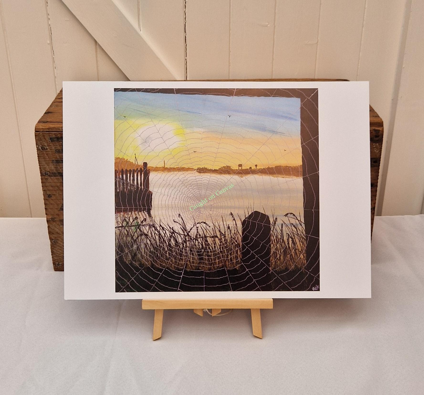 Potter Heigham Cobweb Sunrise