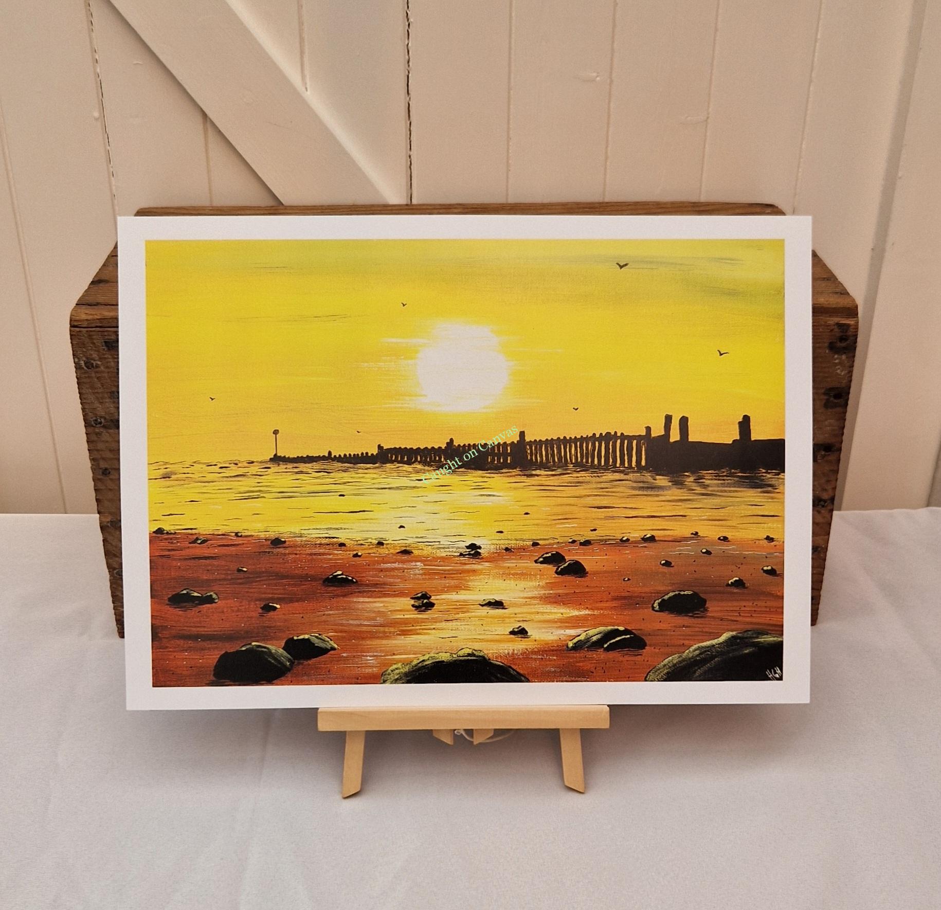Overstrand Sunrise Stoney Beach Landscape