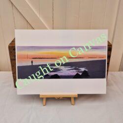 Lone Walker at Sea Palling