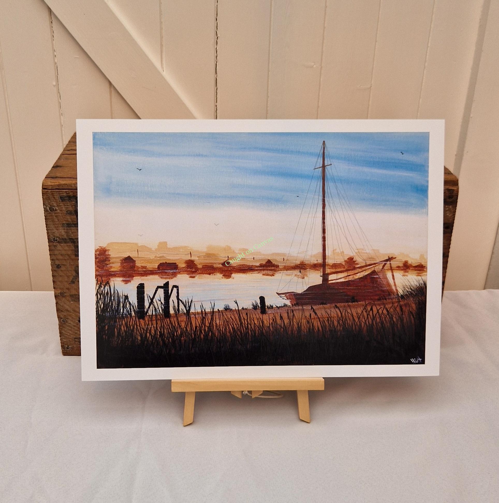 Potter Heigham - Misty Morn. Norfolk Broads.