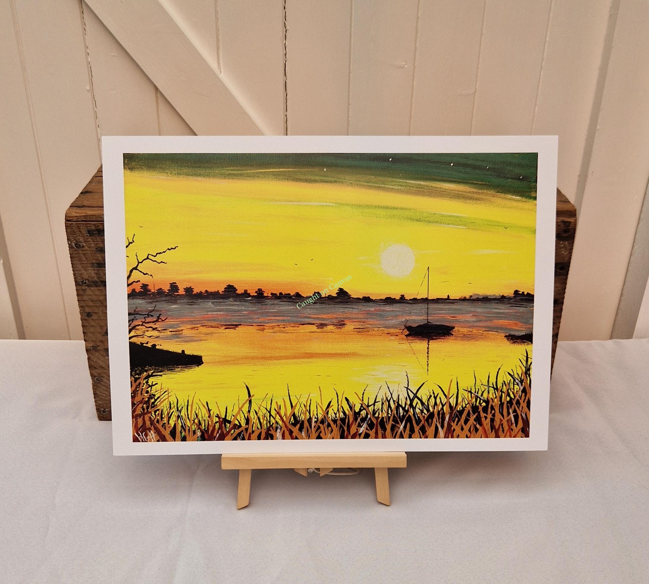 Misty Sunrise on the Broads.