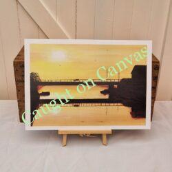 Potter Heigham Bypass Bridge Sunrise. Norfolk Broads.