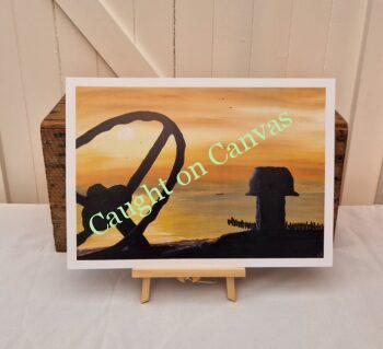 Fisherman Tractor Sunrise - Image 2