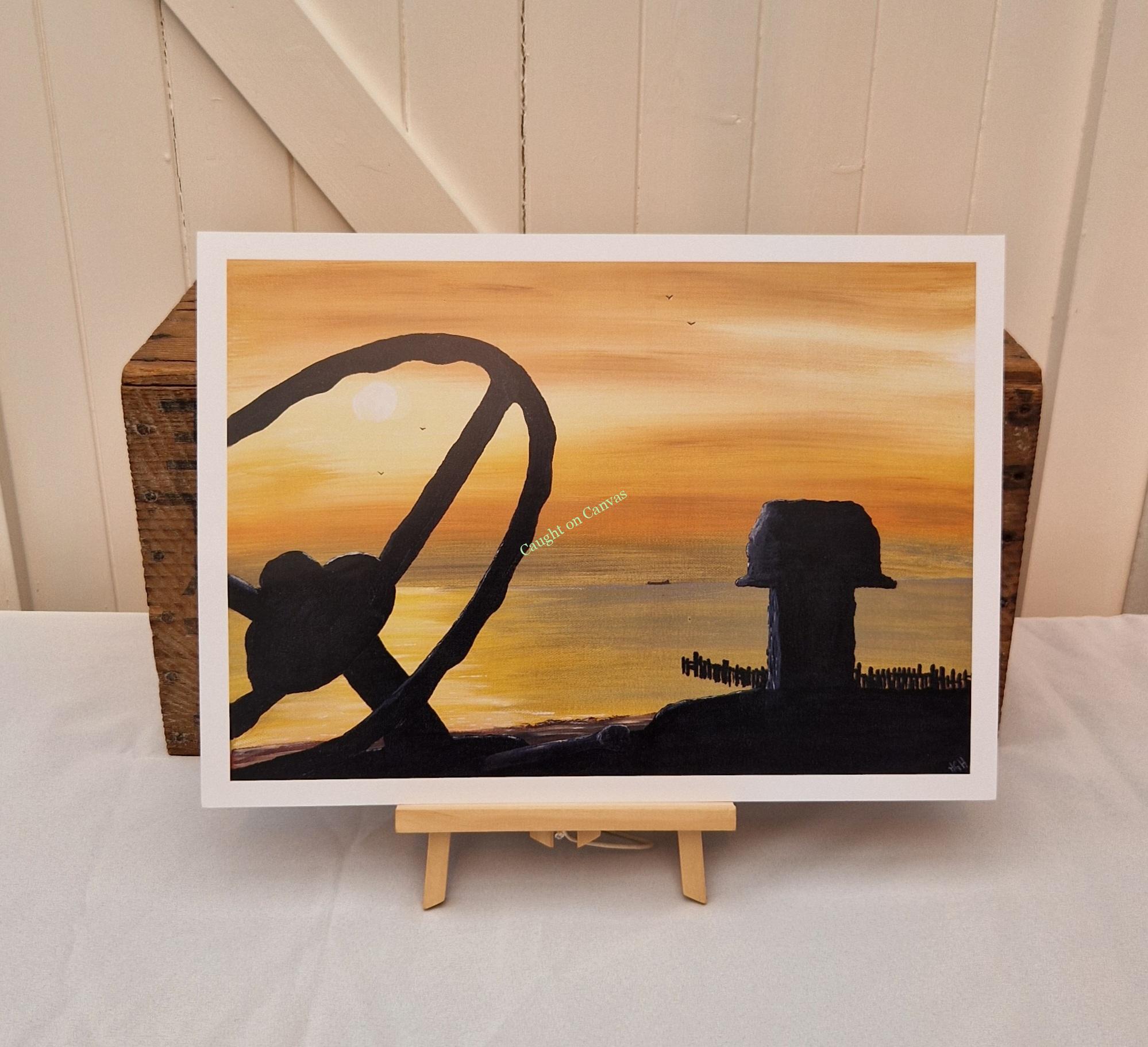 Fisherman Tractor Sunrise - Image 2