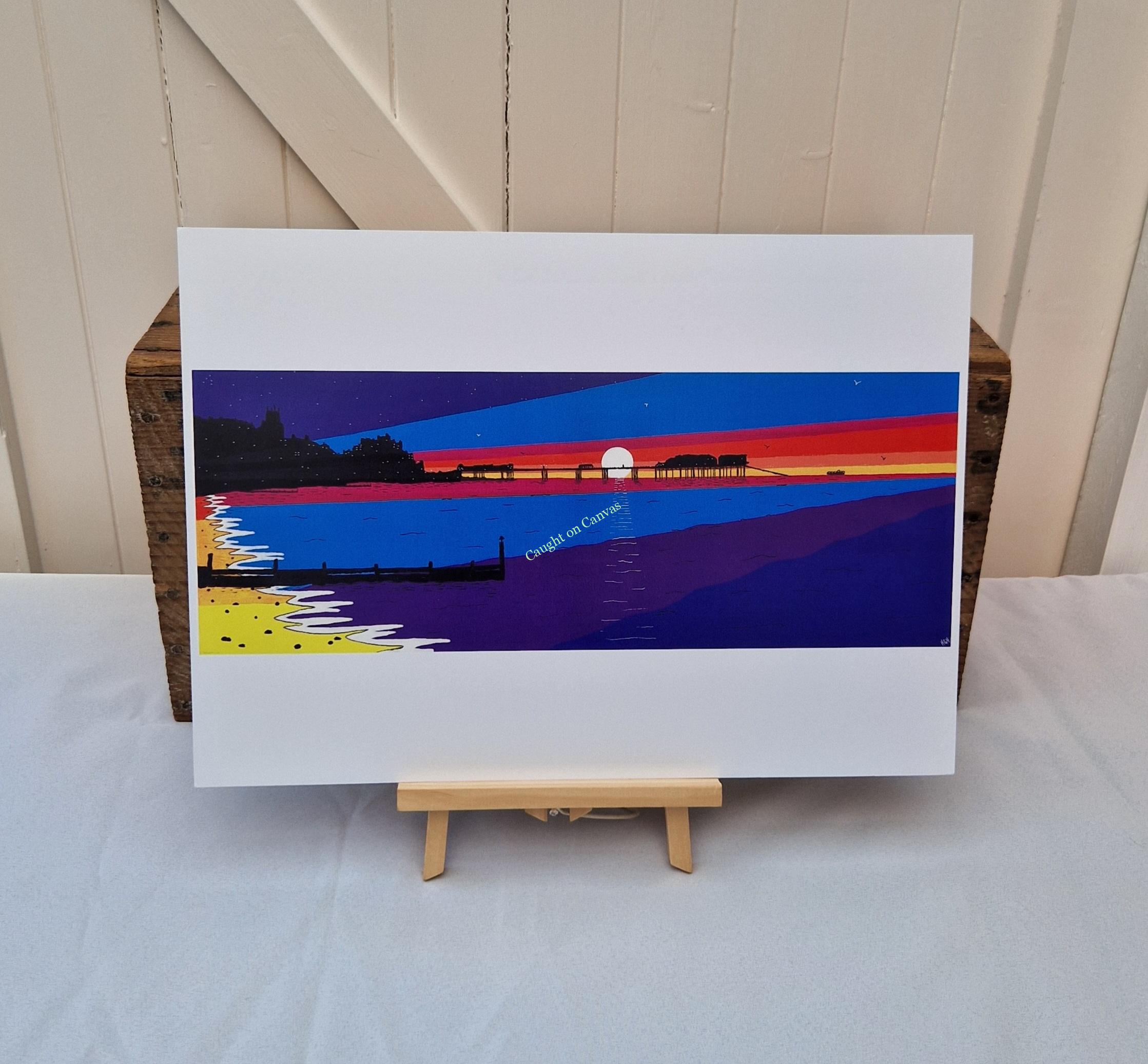 Cromer Pier Sunset Abstract View