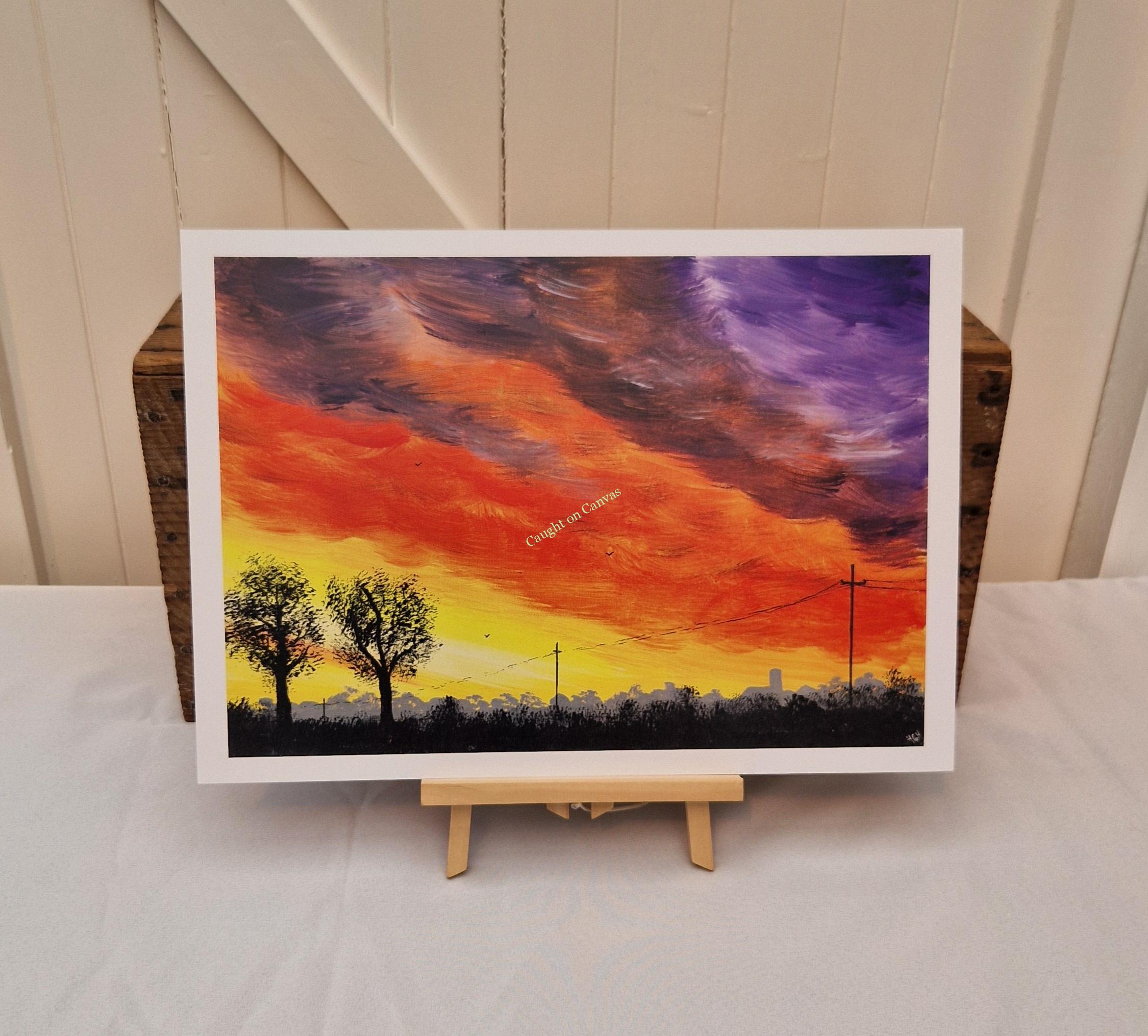 Telegraph Line Sunset