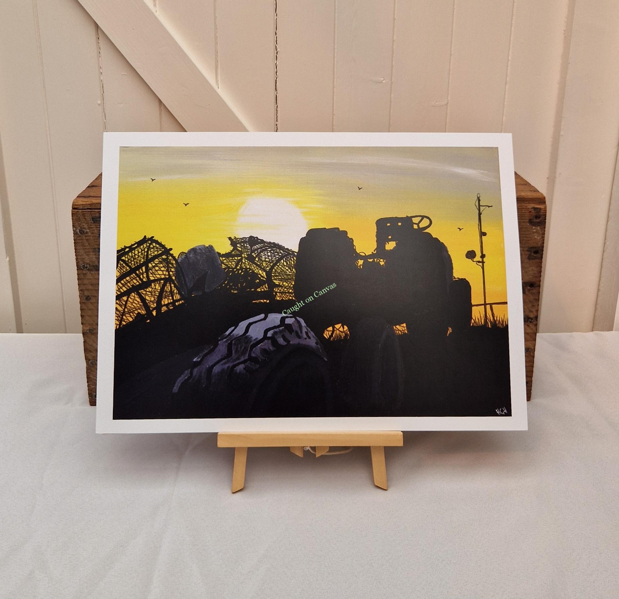 Overstrand Sunrise Tractor and Nets