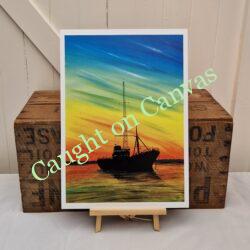 Ross Revenge. Donation made to Radio Caroline.