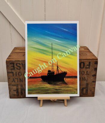 Ross Revenge. Donation made to Radio Caroline.