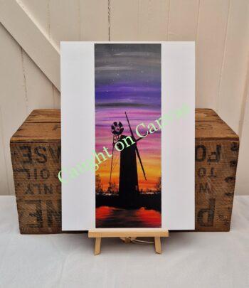 How Hill Windmill Sunset, Norfolk Broads.