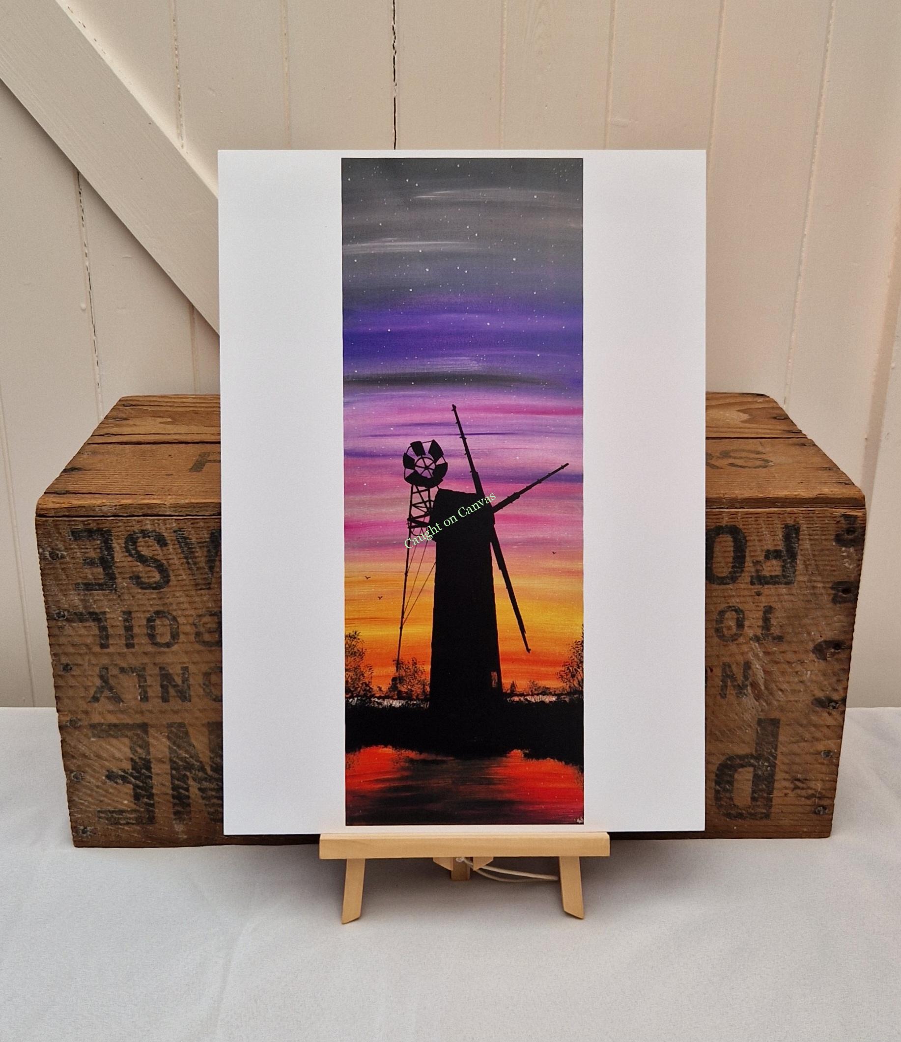 How Hill Windmill Sunset, Norfolk Broads.