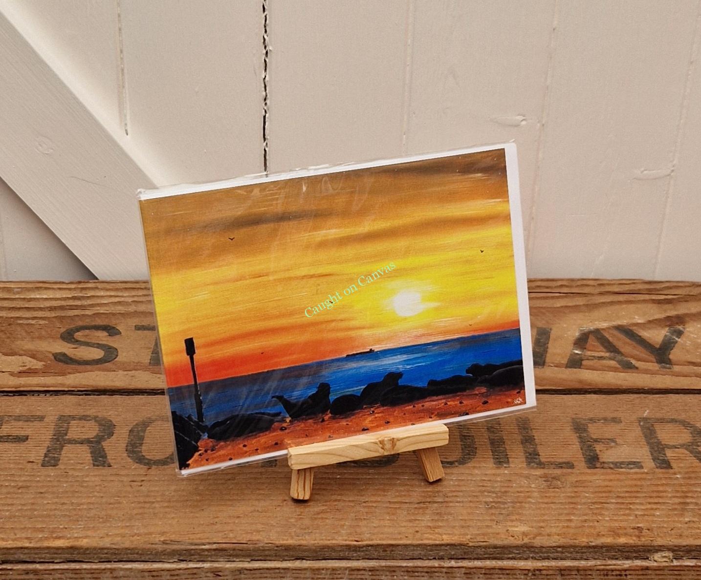 Horsey Seal Sunrise. Norfolk Coast. - Image 2